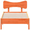 vidaXL Bed Frame without Mattress Wax Brown 75x190 cm Small Single Solid Wood Pine