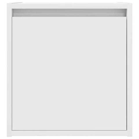 vidaXL Wall-Mounted Bedside Cabinets 2 pcs White 38x34x40 cm