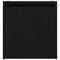 vidaXL Wall-Mounted Bedside Cabinet Black 38x34x40 cm