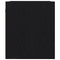 vidaXL Wall-Mounted Bedside Cabinet Black 38x34x40 cm