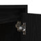 vidaXL Wall-Mounted Bedside Cabinet Black 38x34x40 cm