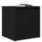 vidaXL Wall-Mounted Bedside Cabinets 2 pcs Black 38x34x40 cm