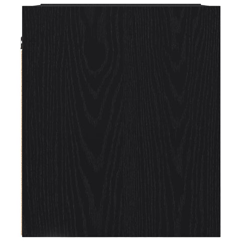 vidaXL Wall-Mounted Bedside Cabinets 2 pcs Black 38x34x40 cm