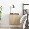 vidaXL Wall-Mounted Bedside Cabinet Sonoma Oak 38x34x40 cm