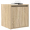 vidaXL Wall-Mounted Bedside Cabinet Sonoma Oak 38x34x40 cm