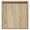 vidaXL Wall-Mounted Bedside Cabinet Sonoma Oak 38x34x40 cm
