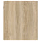 vidaXL Wall-Mounted Bedside Cabinet Sonoma Oak 38x34x40 cm