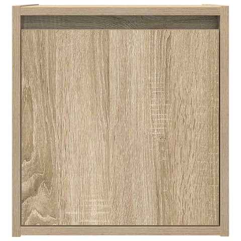 vidaXL Wall-Mounted Bedside Cabinets 2 pcs Sonoma Oak 38x34x40 cm