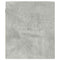 vidaXL Wall-Mounted Bedside Cabinet Concrete Grey 38x34x40 cm