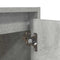 vidaXL Wall-Mounted Bedside Cabinet Concrete Grey 38x34x40 cm