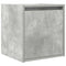 vidaXL Wall-Mounted Bedside Cabinets 2 pcs Concrete Grey 38x34x40 cm