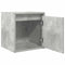 vidaXL Wall-Mounted Bedside Cabinets 2 pcs Concrete Grey 38x34x40 cm