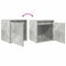 vidaXL Wall-Mounted Bedside Cabinets 2 pcs Concrete Grey 38x34x40 cm