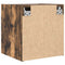 vidaXL Wall-Mounted Bedside Cabinets 2 pcs Smoked Oak 38x34x40 cm