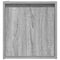 vidaXL Wall-Mounted Bedside Cabinet Grey Sonoma 38x34x40 cm