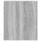 vidaXL Wall-Mounted Bedside Cabinet Grey Sonoma 38x34x40 cm