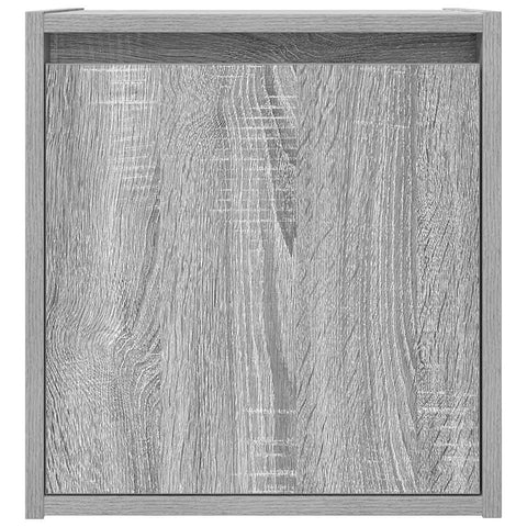 vidaXL Wall-Mounted Bedside Cabinets 2 pcs Grey Sonoma 38x34x40 cm