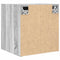 vidaXL Wall-Mounted Bedside Cabinets 2 pcs Grey Sonoma 38x34x40 cm