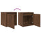 vidaXL Wall-Mounted Bedside Cabinet Brown Oak 38x34x40 cm