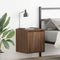 vidaXL Wall-Mounted Bedside Cabinet Brown Oak 38x34x40 cm