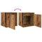 vidaXL Wall-Mounted Bedside Cabinet Old Wood 38x34x40 cm