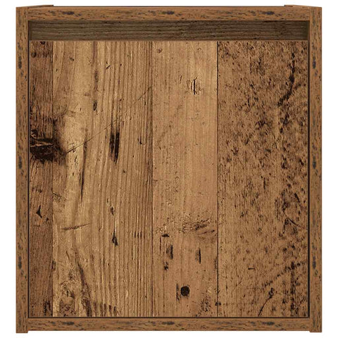 vidaXL Wall-Mounted Bedside Cabinets 2 pcs Old Wood 38x34x40 cm