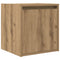 vidaXL Wall-Mounted Bedside Cabinet Artisan Oak 38x34x40 cm