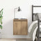 vidaXL Wall-Mounted Bedside Cabinet Artisan Oak 38x34x40 cm