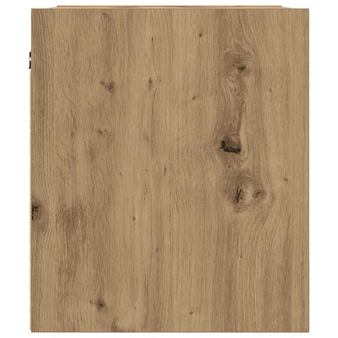 vidaXL Wall-Mounted Bedside Cabinet Artisan Oak 38x34x40 cm