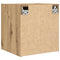 vidaXL Wall-Mounted Bedside Cabinet Artisan Oak 38x34x40 cm