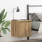 vidaXL Wall-Mounted Bedside Cabinet Artisan Oak 38x34x40 cm