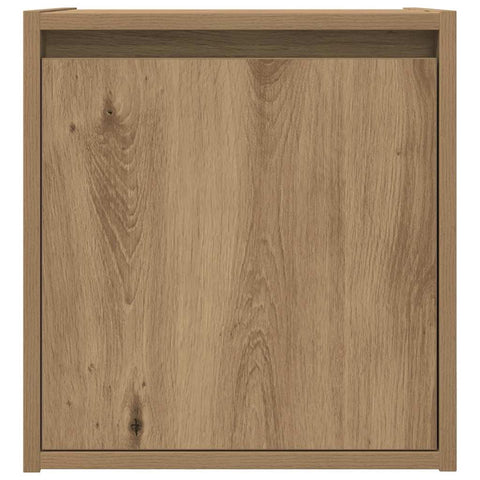 vidaXL Wall-Mounted Bedside Cabinets 2 pcs Artisan Oak 38x34x40 cm
