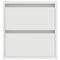 vidaXL Wall-mounted Bedside Cabinet White 38x34x40 cm
