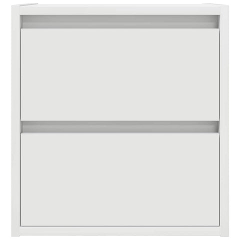 vidaXL Wall-mounted Bedside Cabinets 2 pcs White 38x34x40 cm
