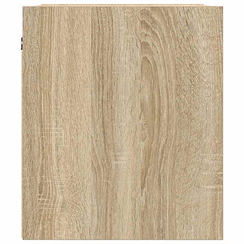 vidaXL Wall-mounted Bedside Cabinet Sonoma Oak 38x34x40 cm