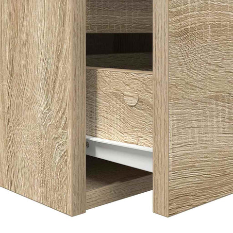 vidaXL Wall-mounted Bedside Cabinets 2 pcs Sonoma Oak 38x34x40 cm