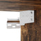 vidaXL Wall-mounted Bedside Cabinet Smoked Oak 38x34x40 cm