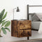 vidaXL Wall-mounted Bedside Cabinet Smoked Oak 38x34x40 cm