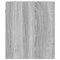 vidaXL Wall-mounted Bedside Cabinet Grey Sonoma 38x34x40 cm