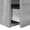 vidaXL Wall-mounted Bedside Cabinet Grey Sonoma 38x34x40 cm
