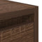 vidaXL Wall-mounted Bedside Cabinet Brown Oak 38x34x40 cm