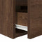 vidaXL Wall-mounted Bedside Cabinet Brown Oak 38x34x40 cm