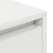 vidaXL Bedside Cabinet with LED Lights White 38x34x50 cm