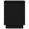 vidaXL Bedside Cabinet with LED Lights Black 38x34x50 cm