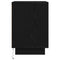 vidaXL Bedside Cabinet with LED Lights Black 38x34x50 cm