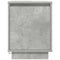 vidaXL Bedside Cabinets with LED Lights 2 pcs Concrete Grey 38x34x50 cm