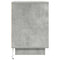vidaXL Bedside Cabinets with LED Lights 2 pcs Concrete Grey 38x34x50 cm
