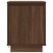 vidaXL Bedside Cabinet with LED Lights Brown Oak 38x34x50 cm