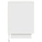 vidaXL Bedside Cabinets with LED Lights 2 pcs White 38x34x50 cm