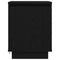 vidaXL Bedside Cabinets with LED Lights 2 pcs Black 38x34x50 cm